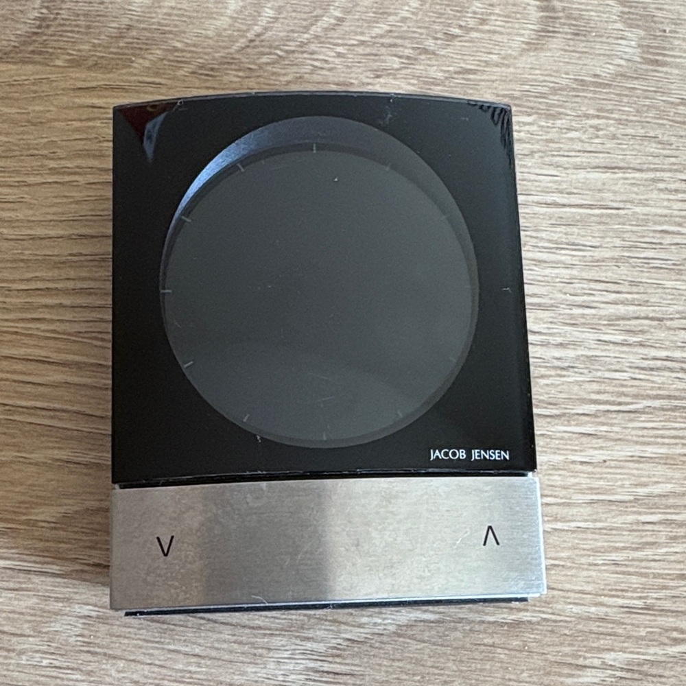 Jacob Jensen Black and Silver Timer